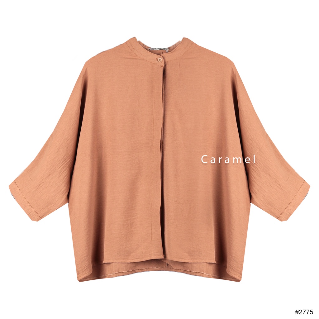 LEENBENKA Tayla Blouse ( uniqlo ) #2775-Caramel