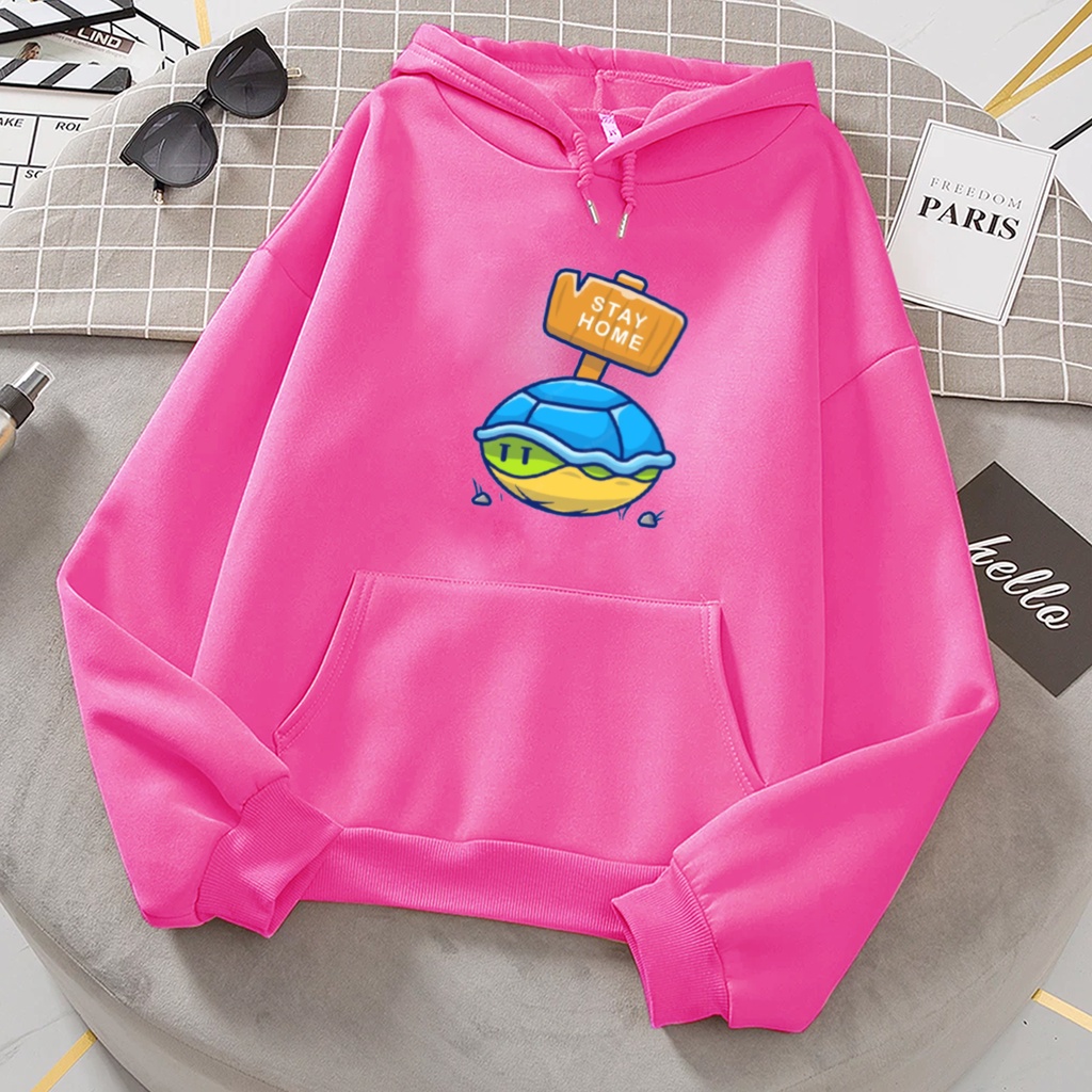 Sweater hoodie anak perempuan TURTLE HOME baju jaket sweter anak cewek cowok termurah