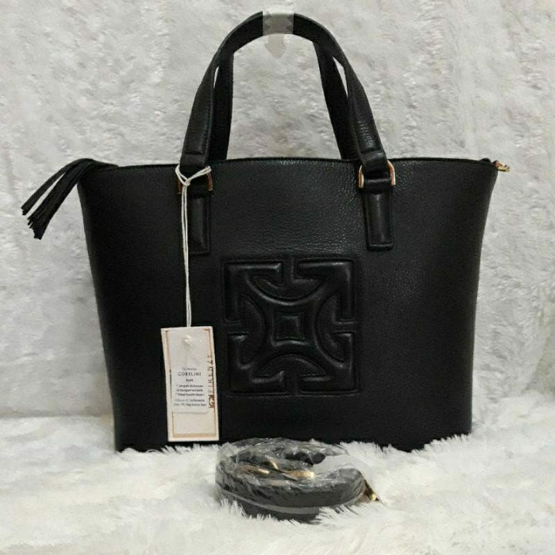 gobelini quartome tote new black