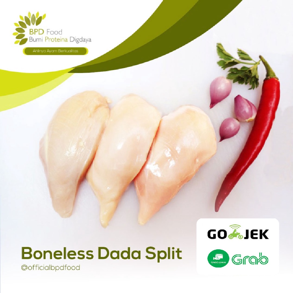 

BONELESS DADA AYAM SPLIT 1KG HALAL
