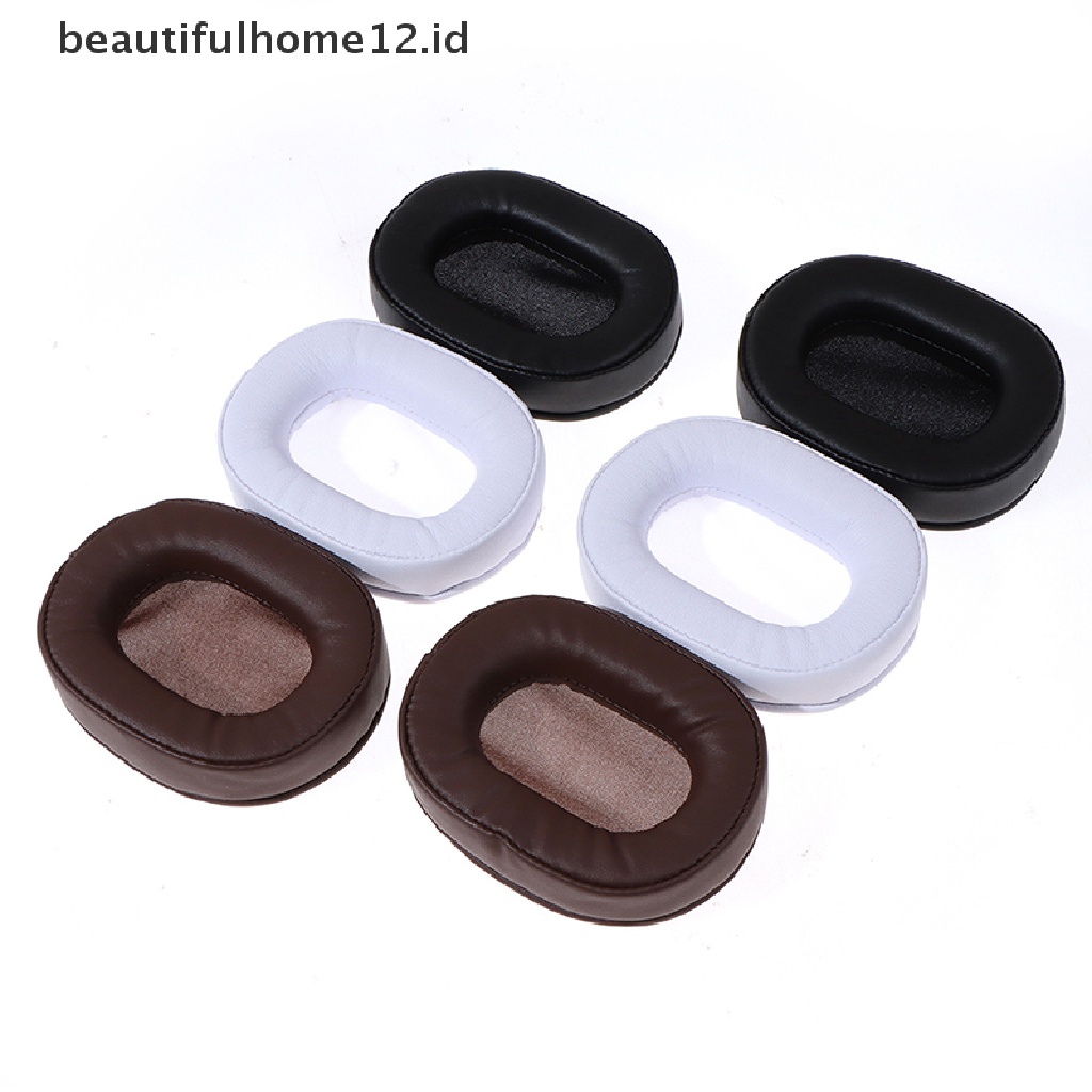 【beautifulhome12.id】 1Pair Ear Pads For ATH-MSR7 M50X M40X SX1 Headphones Replacement Foam Earmuffs .