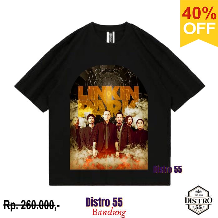 KAOS BAND LINKIN PARK PROJETO VINTAGE T SHIRT (OVERSIZE TEE) / TSHIRT BAND LINKIN PARK / KAOS MUSIK