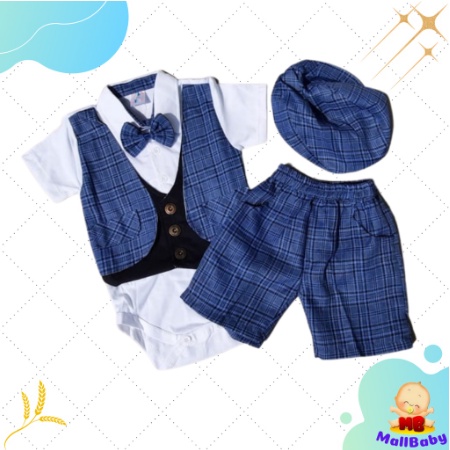 Setelan Anak Laki Laki 1 Tahun 3 4 5 6 7 8 9 10 11 12 Bulan Terbaru 2022 Baju Pesta Bayi Laki Laki T