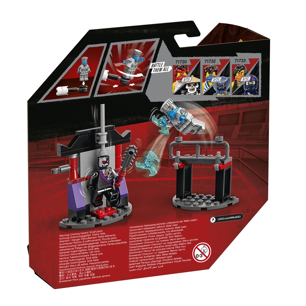 LEGO NINJAGO 71731 Epic Battle Set Zane vs Nindroid Mainan