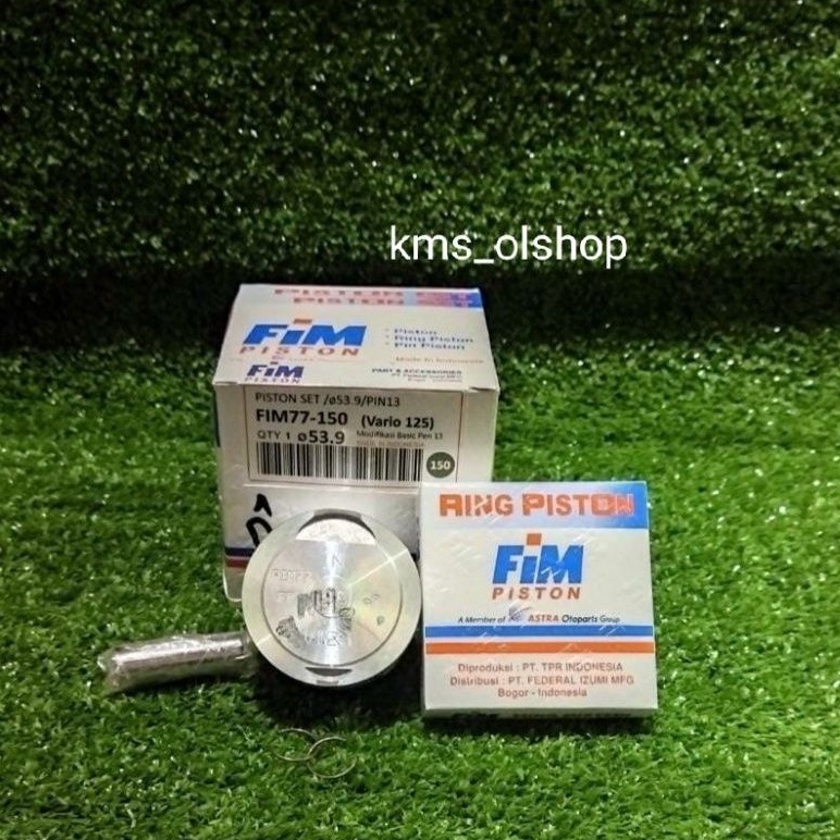 Piston kit Fim 77 Vario 125