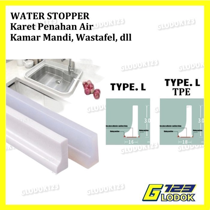 Water Stopper Bathroom Wastafel Karet Penahan Air