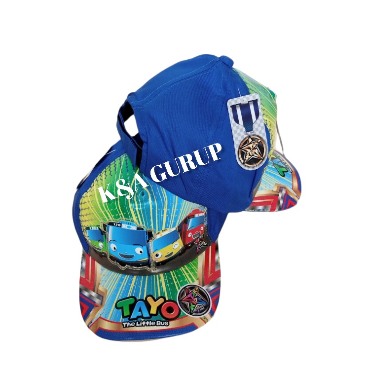 topi anak karakter mobil TAYO,TOMAS,CARD 95 /TOPI ANAK TERBARU BISA (COD)