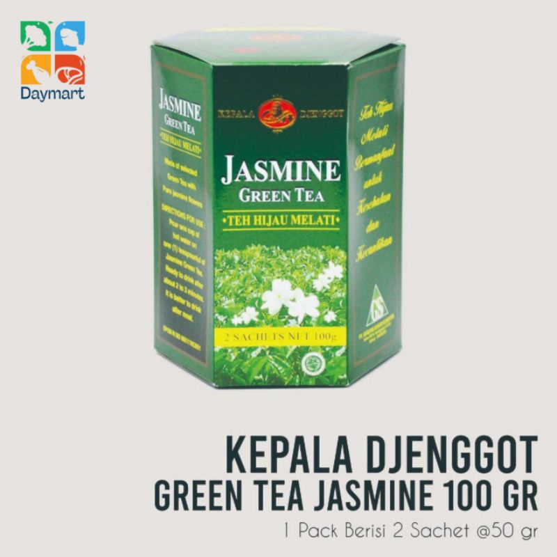 

Kepala Djenggot Jasmine green tea 100gr | 2 sachet berisi @50gr