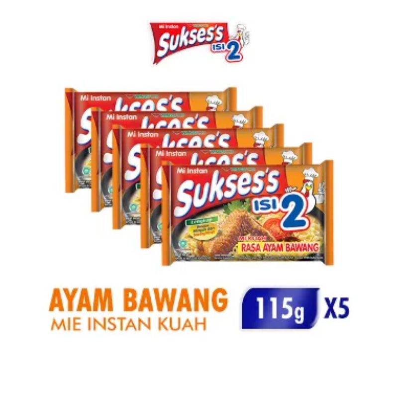 

Mie SUKSES Isi 2 Rasa Ayam Bawang 5 Bungkus