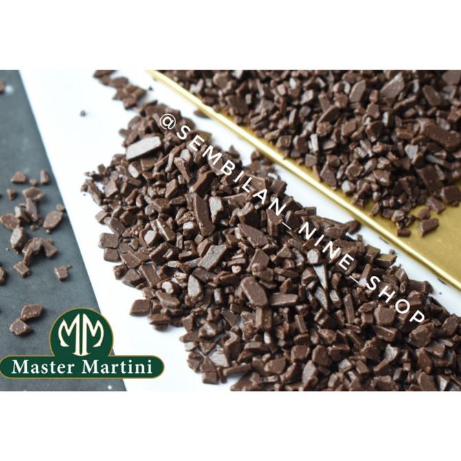 

COKLAT MASTER MARTINI CARIBE CHOCOLATE FLAKES DARK 1 KG COKLAT KEPING COKLAT