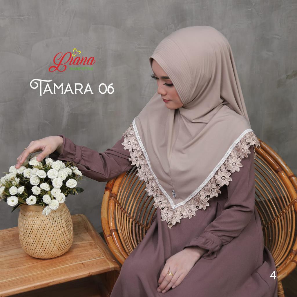 Jilbab Instan Bergo Tamara 05 06 07 Ori Liana Hijab BY QOID-CREAM