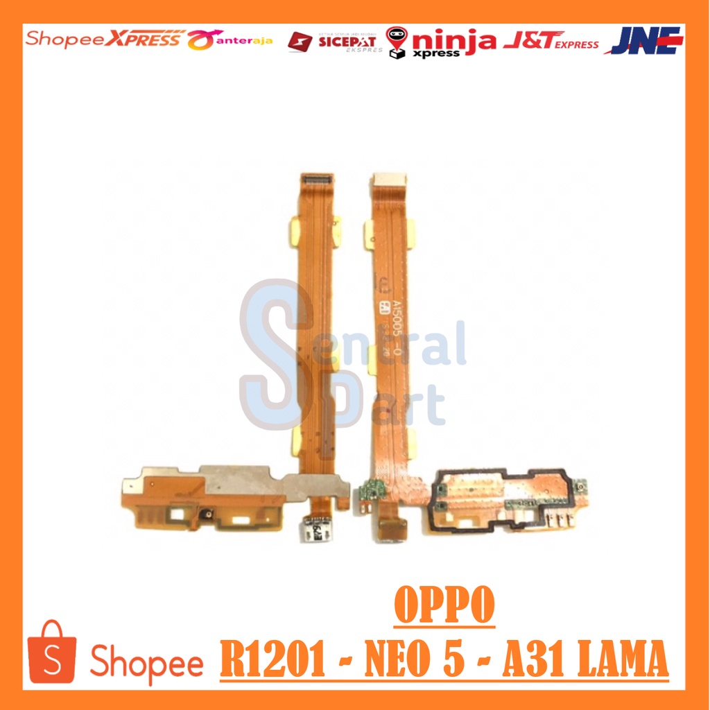 KONEKTOR CAS PAPAN FLEXIBLE CHARGER FLEKSIBEL CHARGE OPPO R1201 - NEO 5 - A31 LAMA ORIGINAL OEM