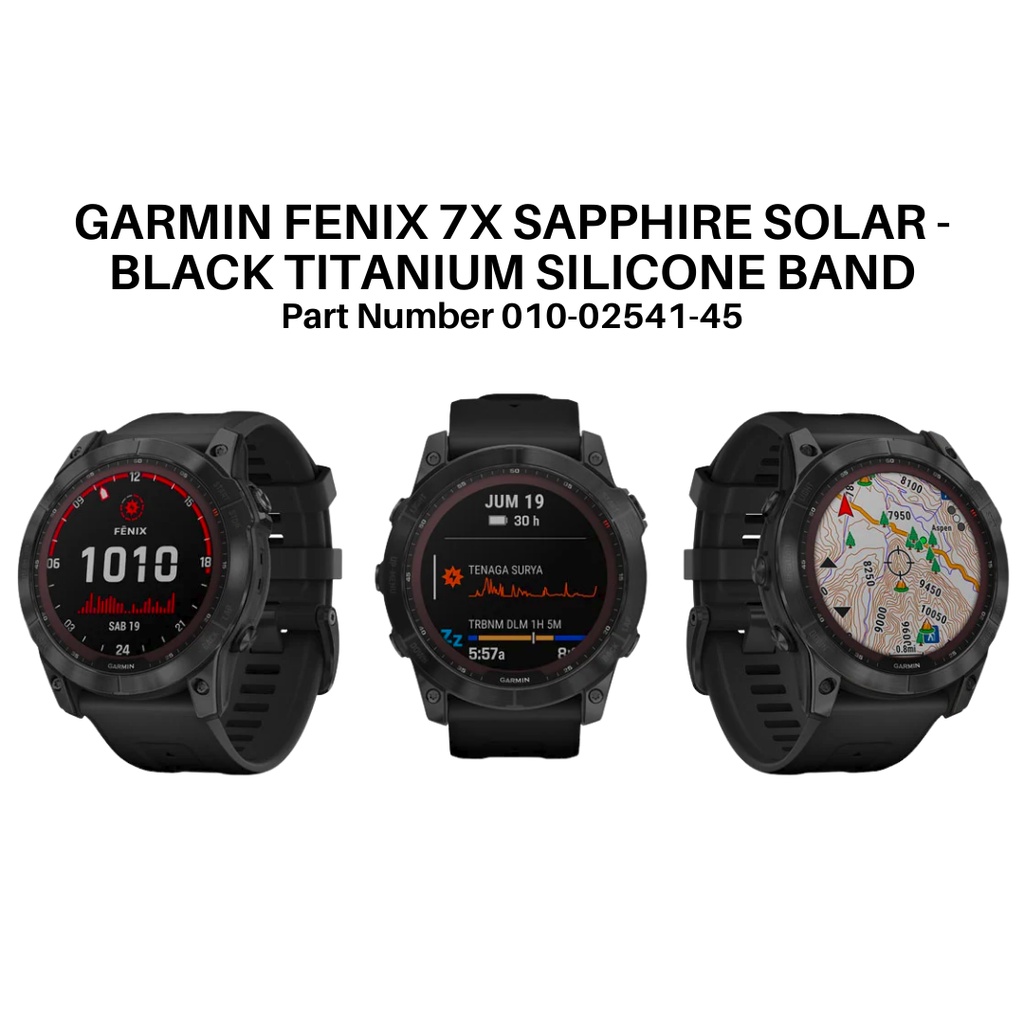 GARMIN SMARTWATCH FENIX 7X SAPPHIRE SOLAR GPS WATCH NEW GARANSI RESMI TAM