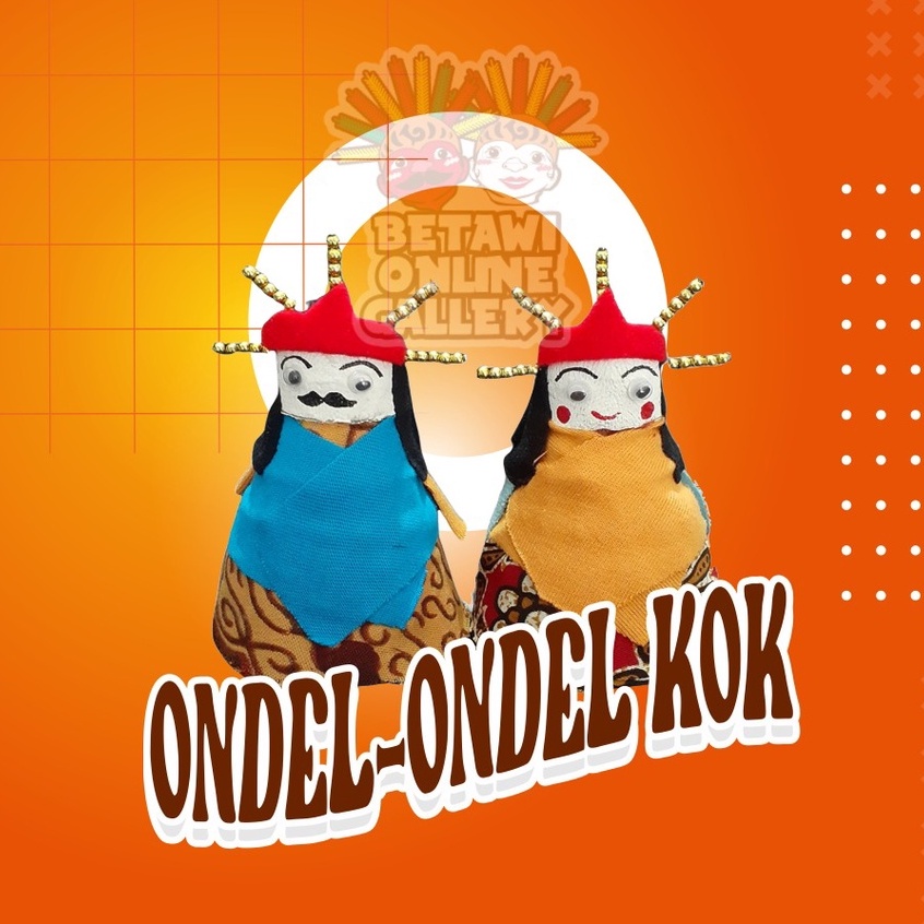 Ondel - Ondel Kok [ SEPASANG ] / Miniatur Ondel Ondel