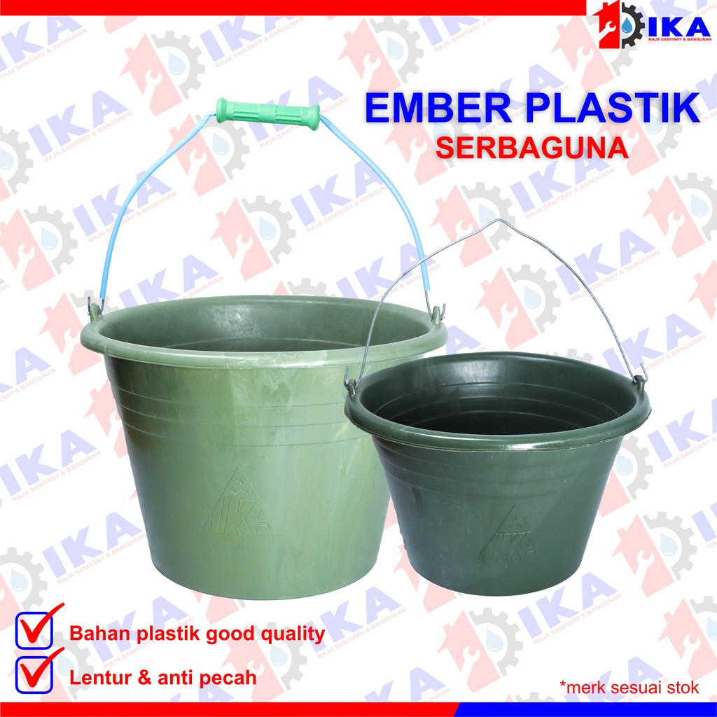 EMBER COR HIJAU TUA BESAR KECIL PLASTIK LENTUR PECAH TIMBA EMBER COR HIJAU TUA BESAR KECIL PLASTIK LENTUR PECAH TIMBA