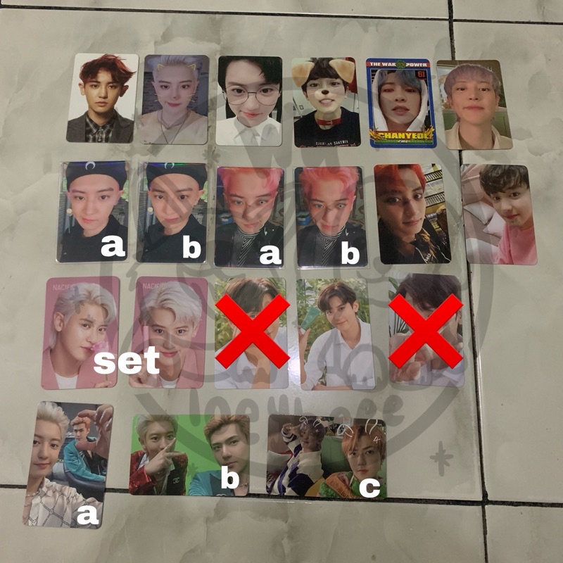 PHOTOCARD CHANYEOL EXO ALBUM KIHNO OVERDOSE FOR LIFE UNIVERS POWER WAL WHAT A LIFE 1BV 1BILLION VIEW