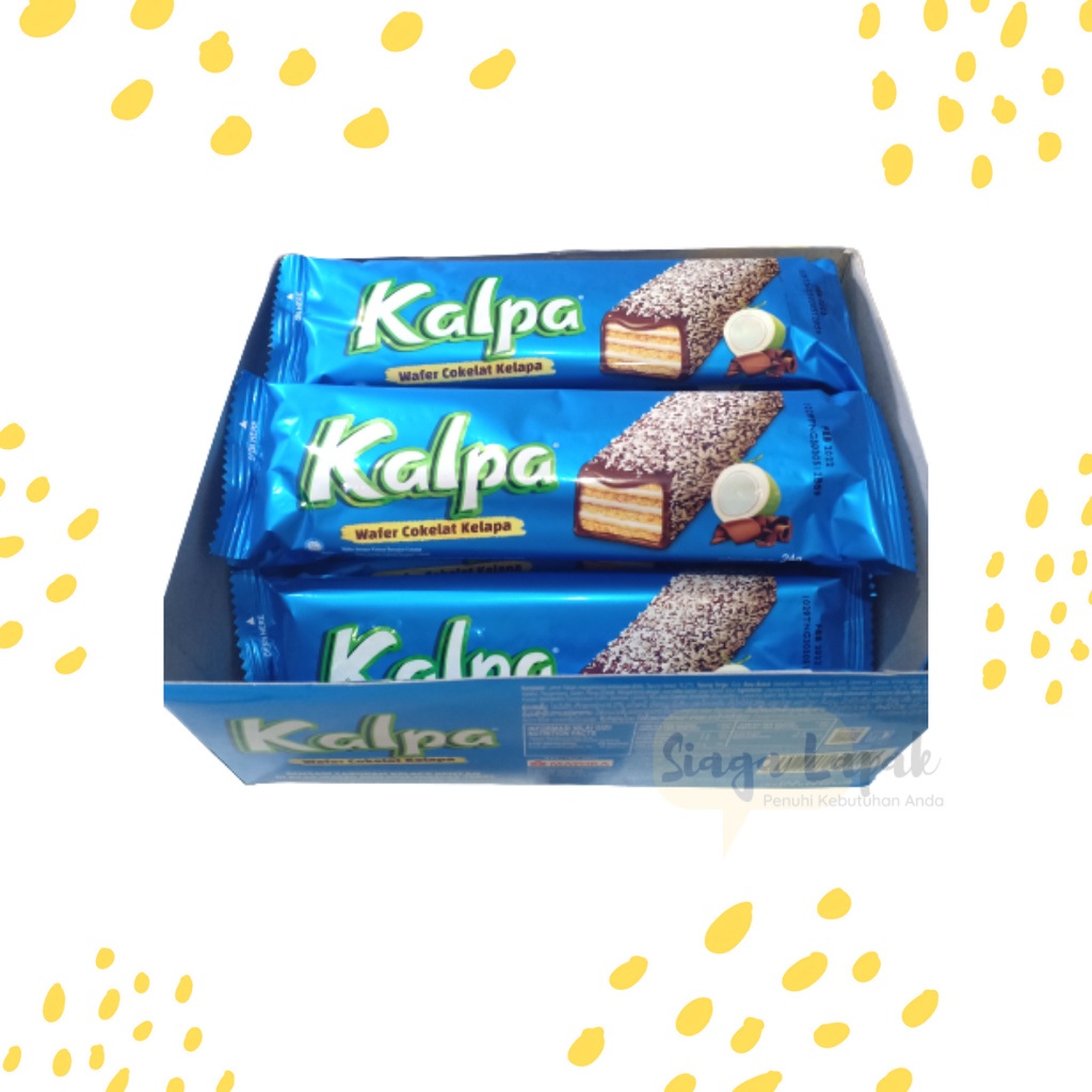 Wafer Kalpa 24gr Biskuit Coklat Kelapa