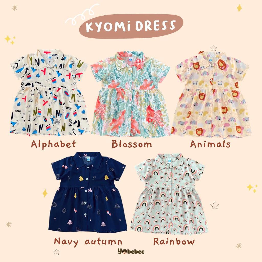 YOBEBEE KYOMI DRESS DRESS ANAK PEREMPUAN FASHION ANAK PEREMPUAN PART 2