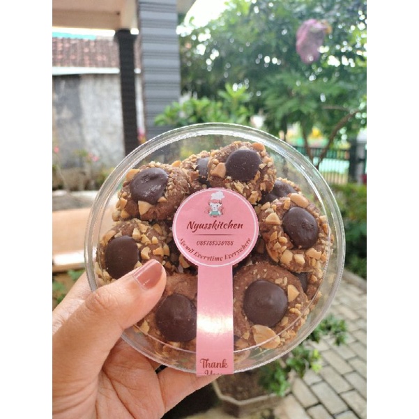 

Thumbprint coklat kacang(wajib CO bubble wrap!)