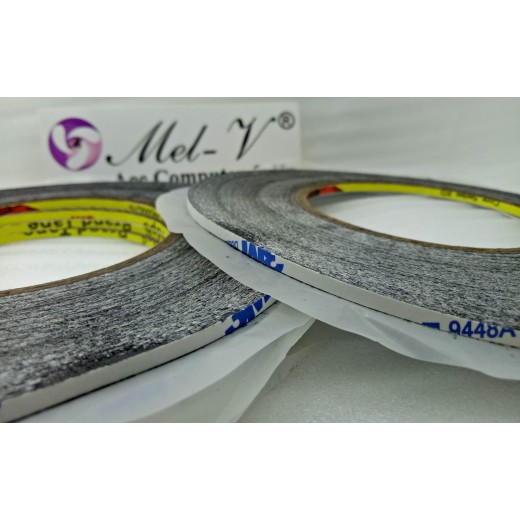 

Double Tape 3M Black Hitam 3mm 0.3mm / Lem Lcd Touchscreen / Lem 3M
