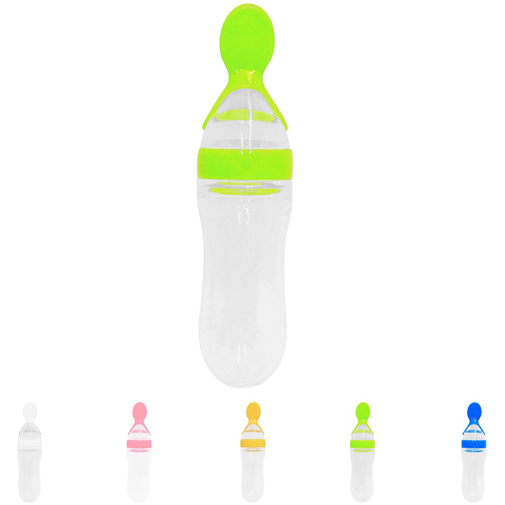 Spl Baby Squeezing Feeding Spoon Rice Cereal Food Supplement