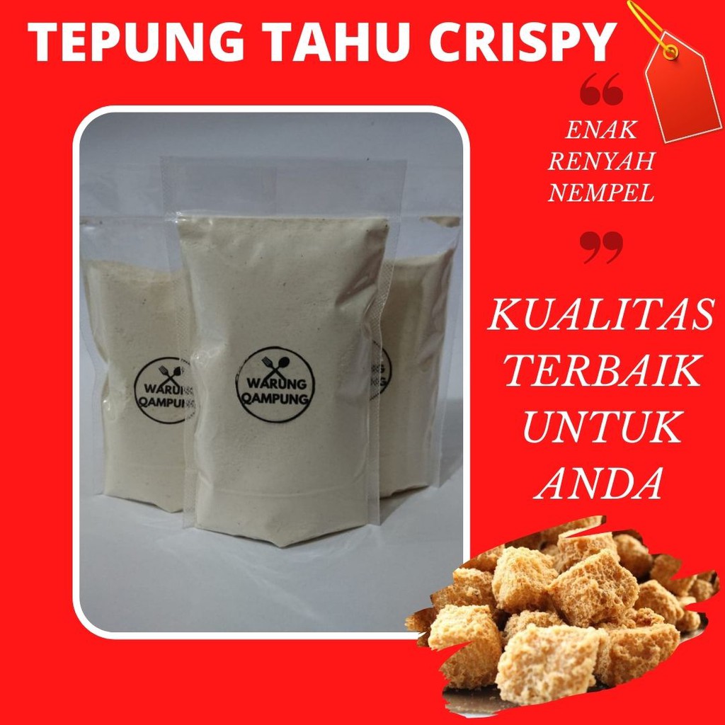 

Tepung Tahu Crispy Dijamin Nempel Dan Enak - Serbaguna 1KG Like Go Kekinian Yes Mo DLL