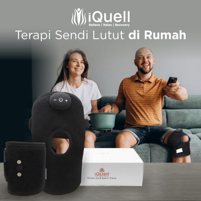 iQuell Knee & Joint Care Alat Terapi Modern TENS EMS Untuk Cedera Otot .