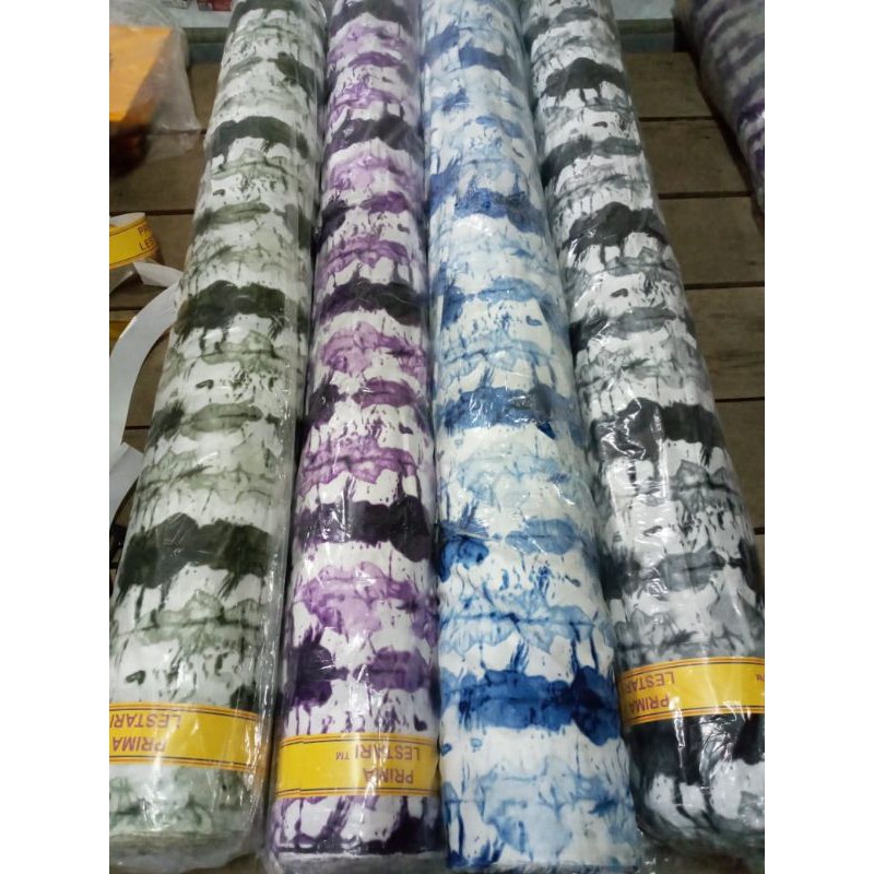 Katun rayon kahatex motif tie die grosir pasar Tegal gubug Cirebon