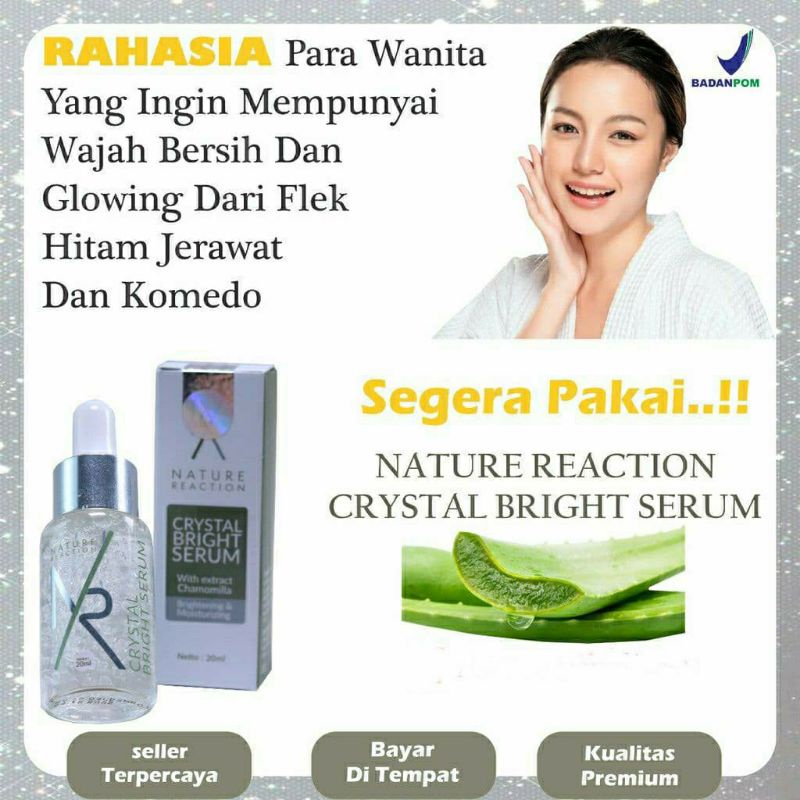 SERUM GLOWING CRYSTAL NATURE REACTION 100% ORIGINAL