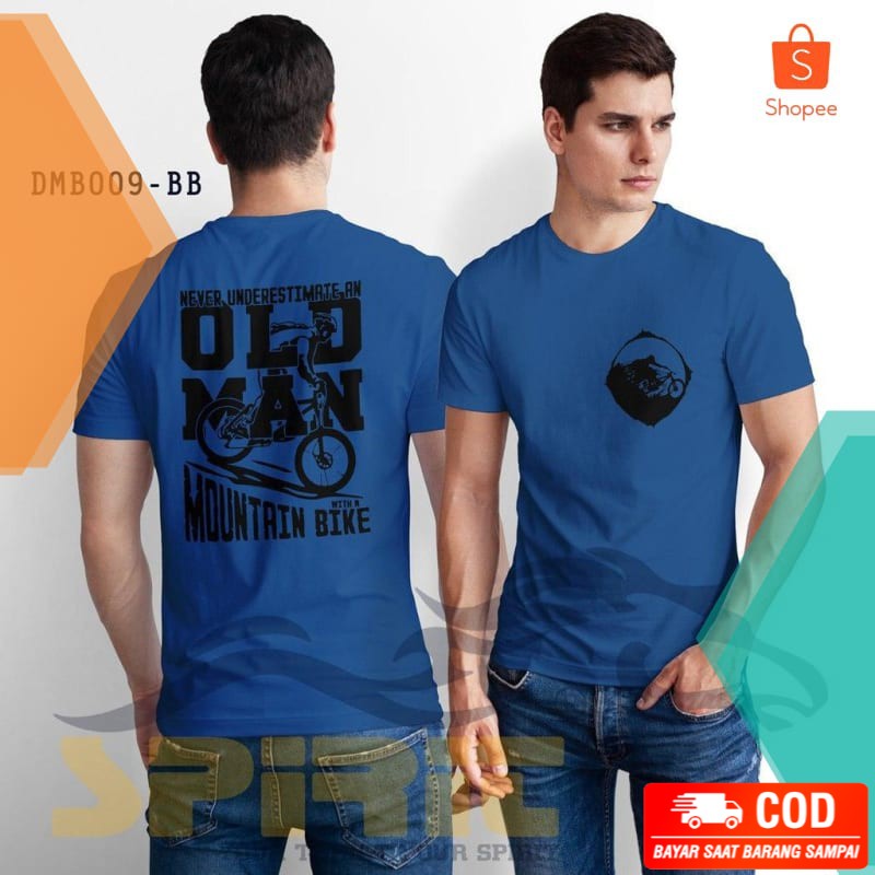 BISA COD Murah Baju Sepedah Gunung Mtb Kaos Sepeda Thriil Pria  Big Size