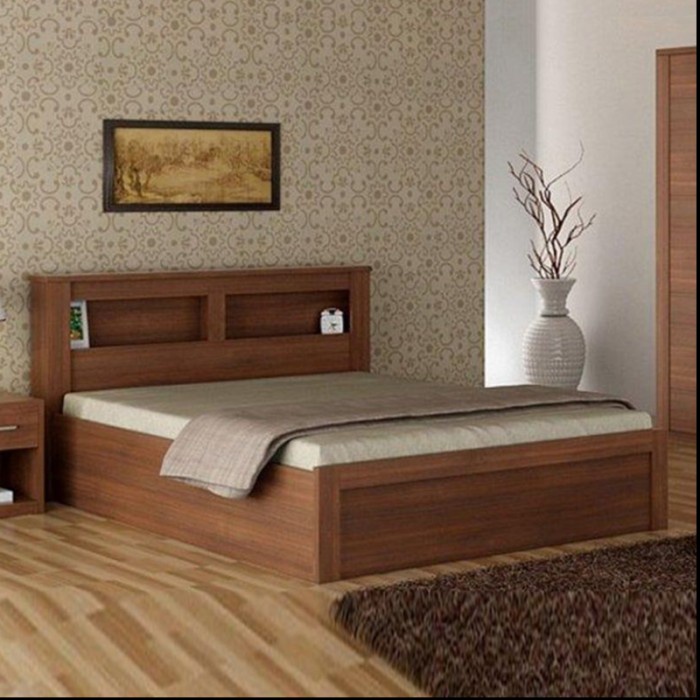 tempat tidur/WHESTORE/dipan kayu headboard - 90x200