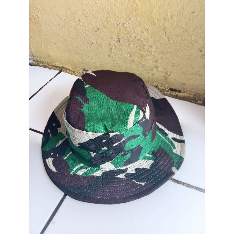 TOPI LORENG RIMBA ANAK / TOPI ANAK / TOPI RIMBA ANAK