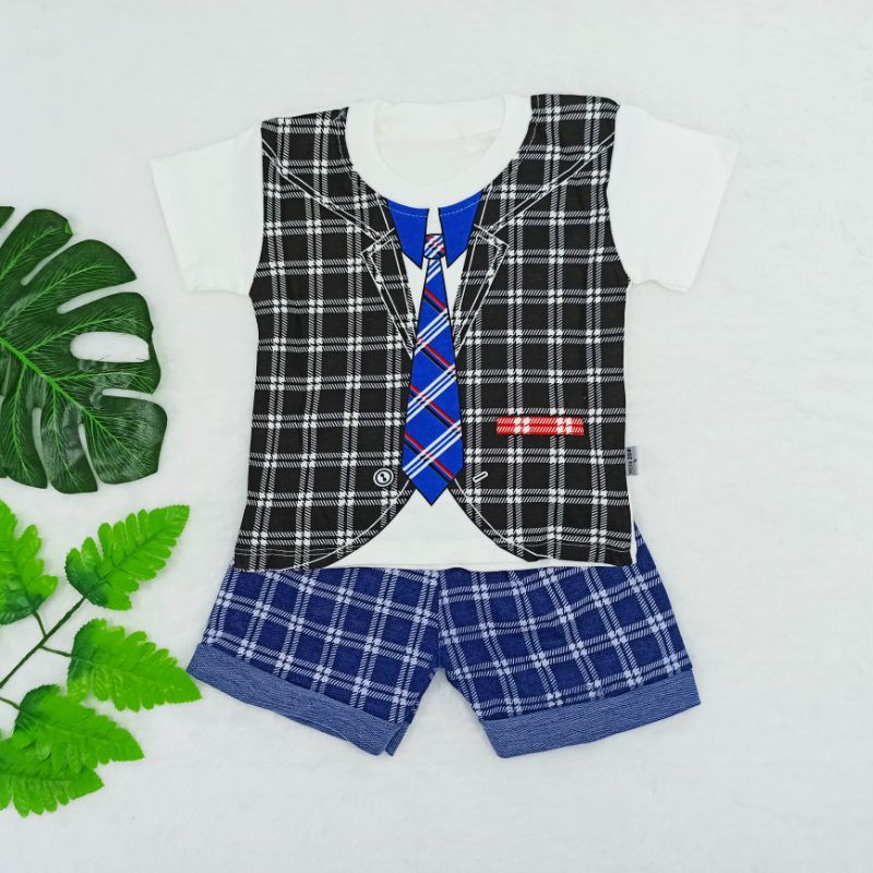 SS#352 Setelan Anak Laki laki Size 0-1 Tahun / Set Baju Anak Cowok / Pakaian Bayi Laki-laki