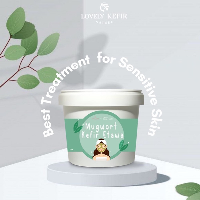 MASKER MUGWORT KEFIR ETAWA LOVELY KEFIR NATURE X HANA SARASWATI