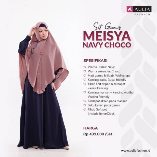 Meisya Navy Choco Aulia Fashion