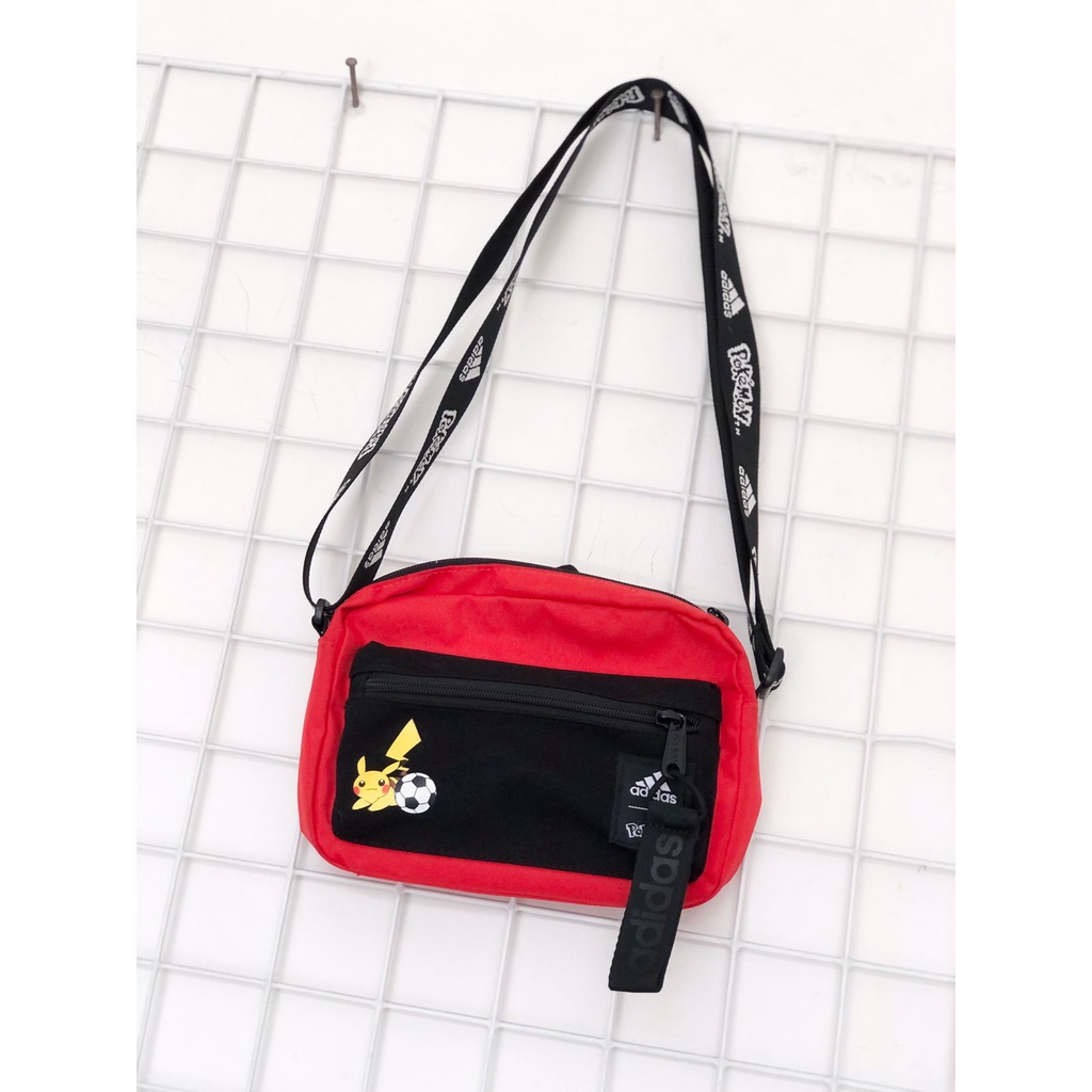 Adidas x Pokemon Slingbag Black Red