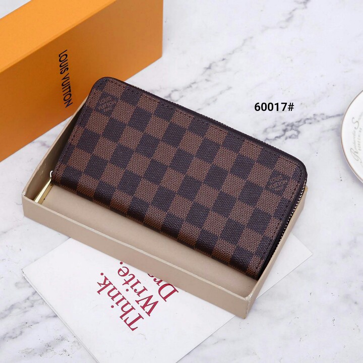 Dompet Wanita Lv Louis Vuitton Zipper Wallet Include Box Lv 60017
