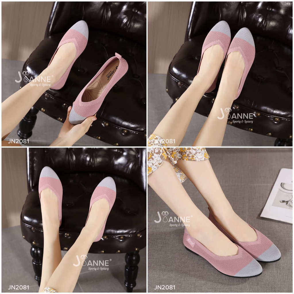 JOANNE FlyKnit Flat Shoes Lancip #JN2081 ORIGINAL (RESTOCK)