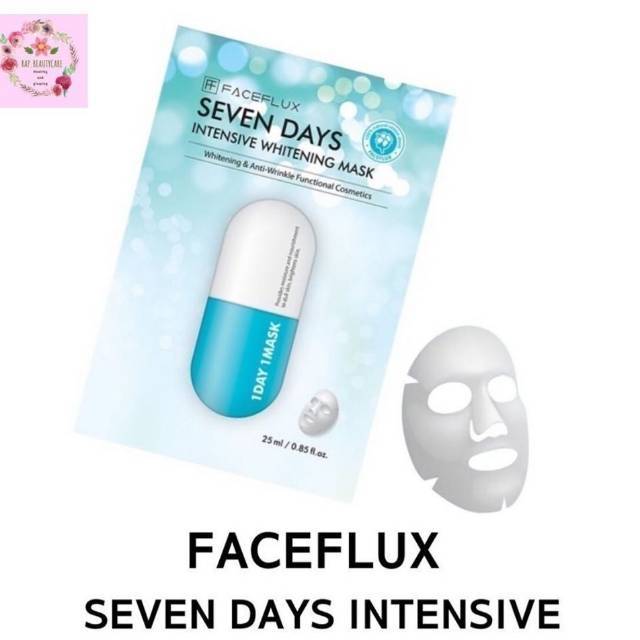 READY STOCK  Faceflux Seven Days Intensive Whitening Mask