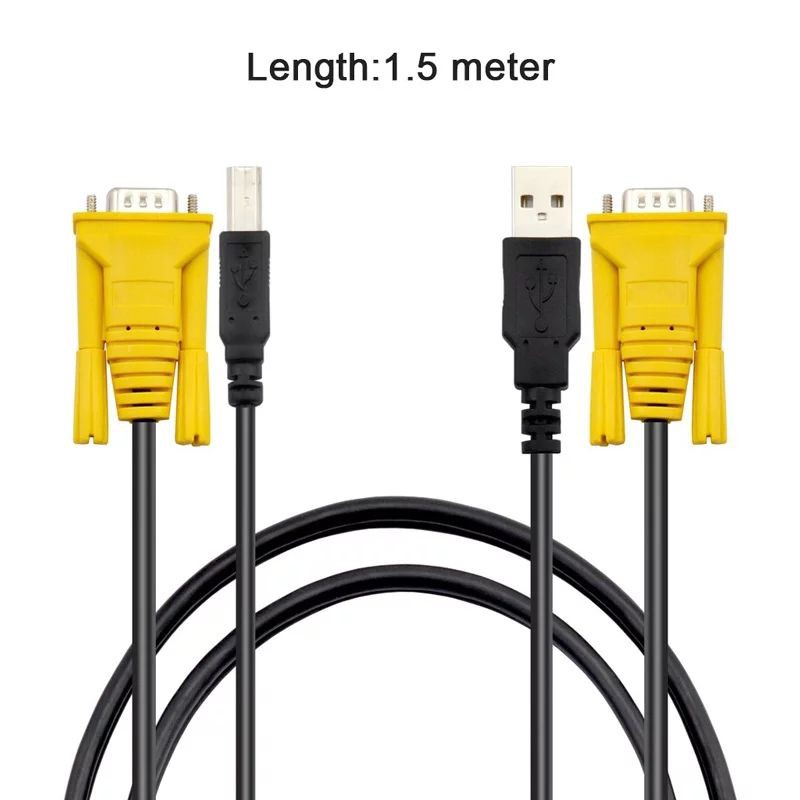 Kabel KVM USB 2.0 1,5 Meter NETLINE