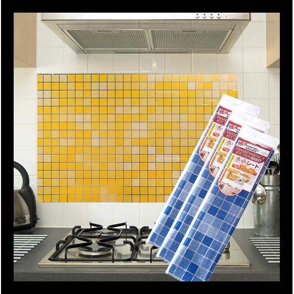 Wallpaper/Stiker Dapur Anti Minyak Anti Api Wall Sticker Kertas Timah - Hijau Kode 1239