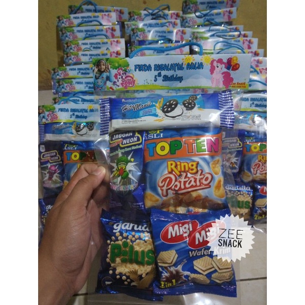 

goodie bag/Snack ultah