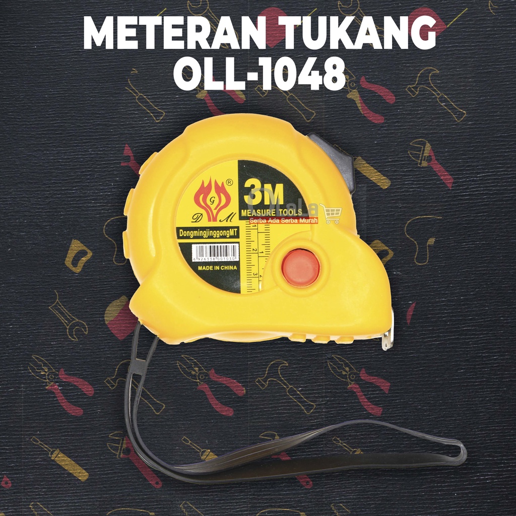 ALAT PENGUKUR  TUKANG METERAN TUKANG 3M  OLL-3M1048