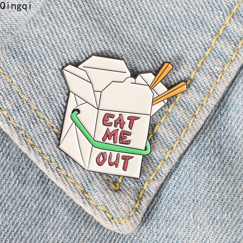 Bros Pin Enamel Desain Kartun Makanan Cina Untuk Pria Dan Wanita