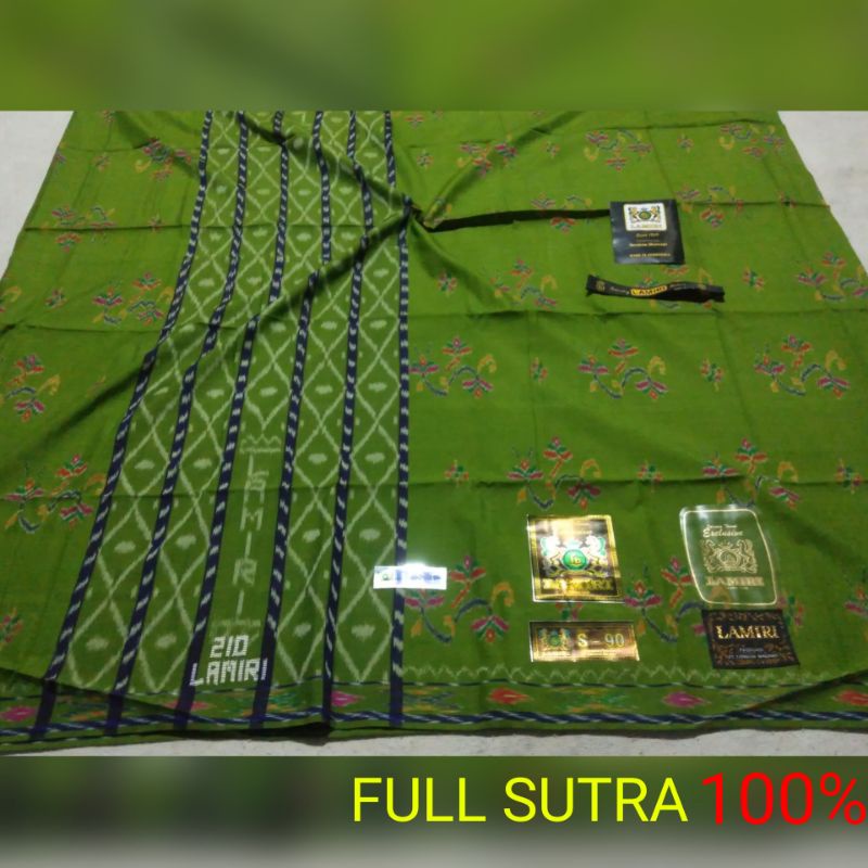 SARUNG LAMIRI FULL BASAH SUTRA 100% MST-S90 JAMINAN BAGUS