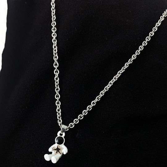 Kalung astronot korea pria dan wanita kalung fashion couple kalung pasangan