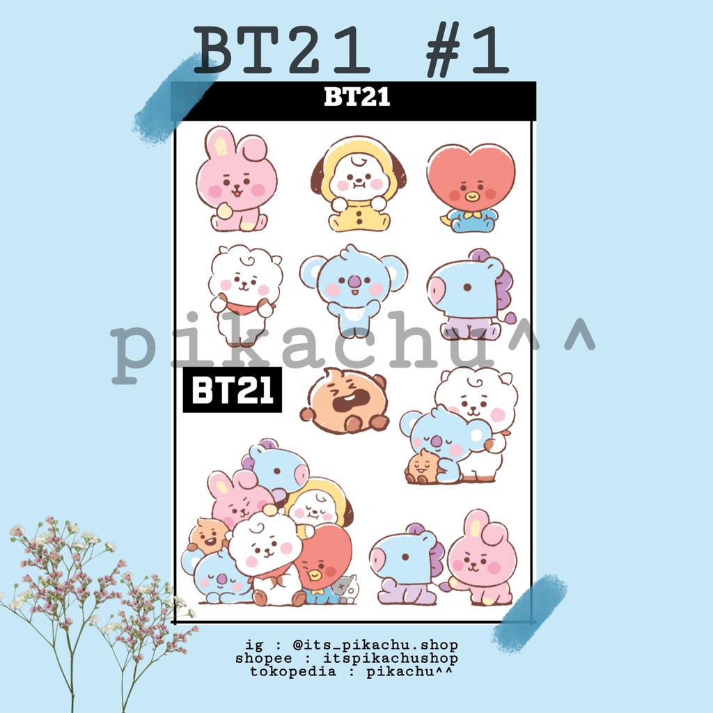 

Sticker Aesthetic BT21 #1