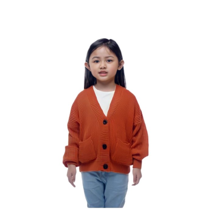 New   NEW Sweater Cardigan rajut anak Perempuan nakara umur 1-12 tahun