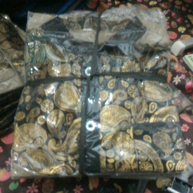 Bswart Batik Hrb026 Kenongo Hem Pendek Padi Pekalongan M L Xl Batik Pria Murah Modern Grosir