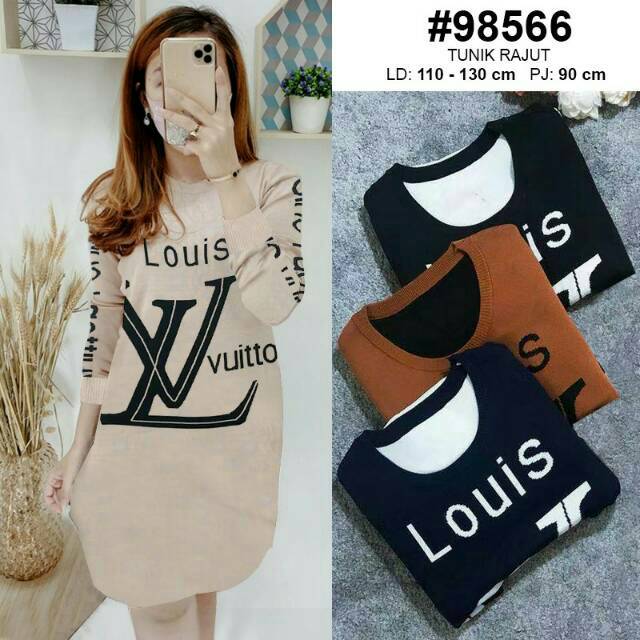 TUNIK RAJUT LV PREMIUM IMPORT 98566